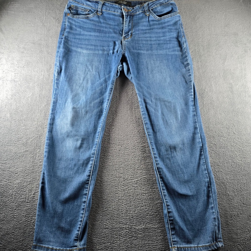 Judy Blue Medium Wash High Rise Slim Fit Denim Jeans Blue Women Size 9 29
